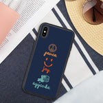 Deutsche redewendung Peace_Joy_Eggcake phonecover Iphone XS Max