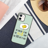 English is not the yellow from the egg but it goes iphonecase