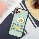 English is not the yellow from the egg but it goes iphonecase