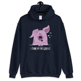 Funny german saying i think my pig whistles hoodie