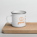 Peace joy eggcake mug