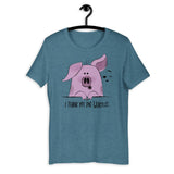 funny german saying i think my pig whistles shirt