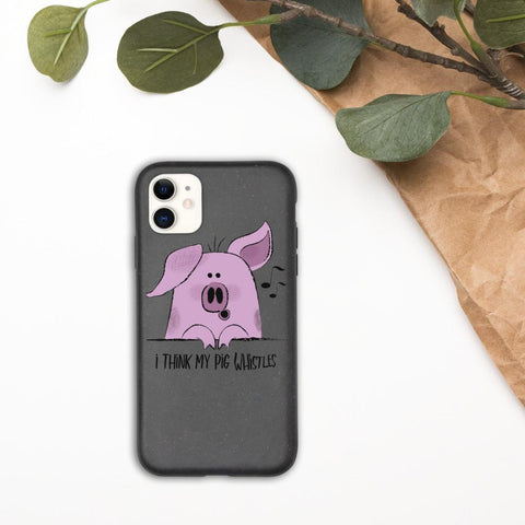 i think my pig whistles biodegradable iphone11 case