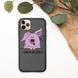 i think my pig whistles biodegradable phonecase iphone 11 promax