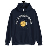 Lebst du hinter dem Mond pullover dame model navy blau