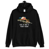 Life is not a ponyfarm woman sweater black