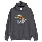 Life is not a ponyfarm woman sweater dark heather