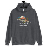 Life is not a ponyfarm woman sweater dark heather