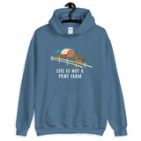 Life is not a ponyfarm woman sweatshirt light blue